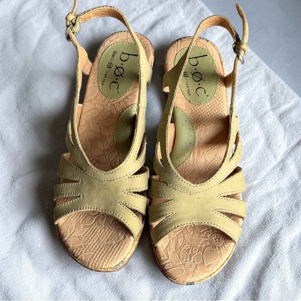 b.o.c. Women’s Sage Green Slingback Sandals